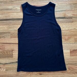 Unbound merino navy tank small